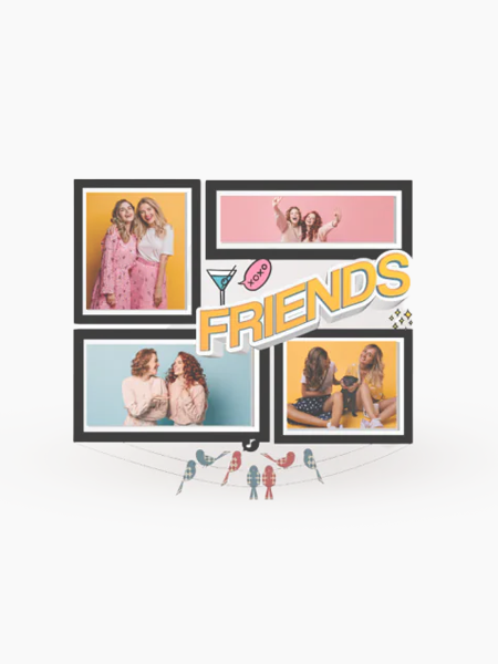 Friends Collage Frame