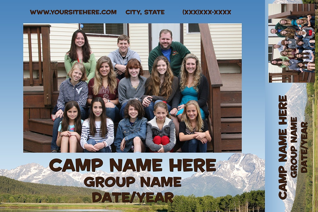 Sample 8x12 - Photo Bookmark - Mountains