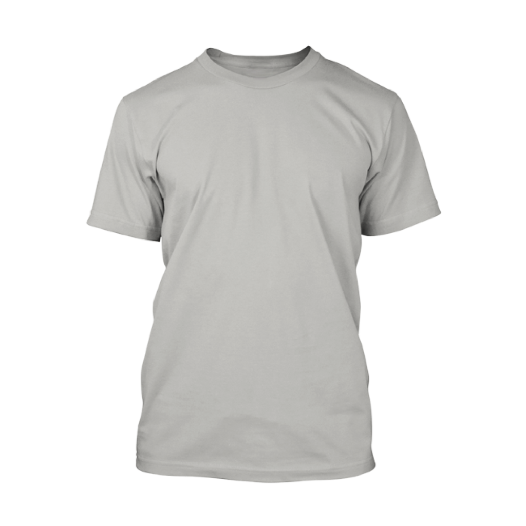 Plain T-shirt-Gray Nickel-M