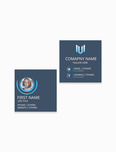 [Printed Square card] Printed Square card