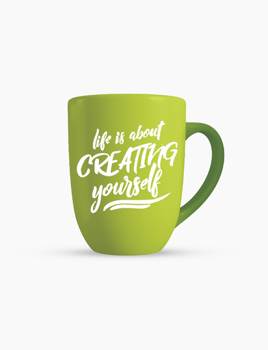 [life-is-about-creating-yourself-mug] Life is about creating Yourself Mug