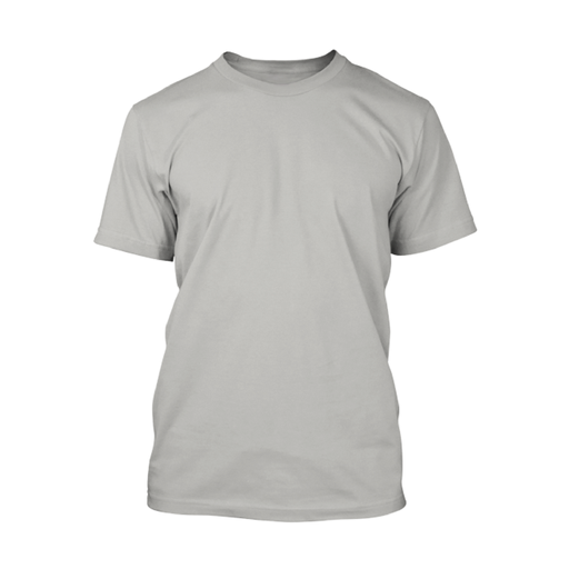 [Plain T-shirt-Gray Nickel-M] Plain T-shirt-Gray Nickel-M