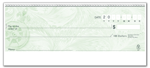 [PCB1] Personalized Bank Cheque 