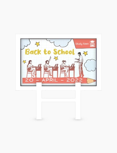 [Back to school Yard Sign] Back to school Yard Sign